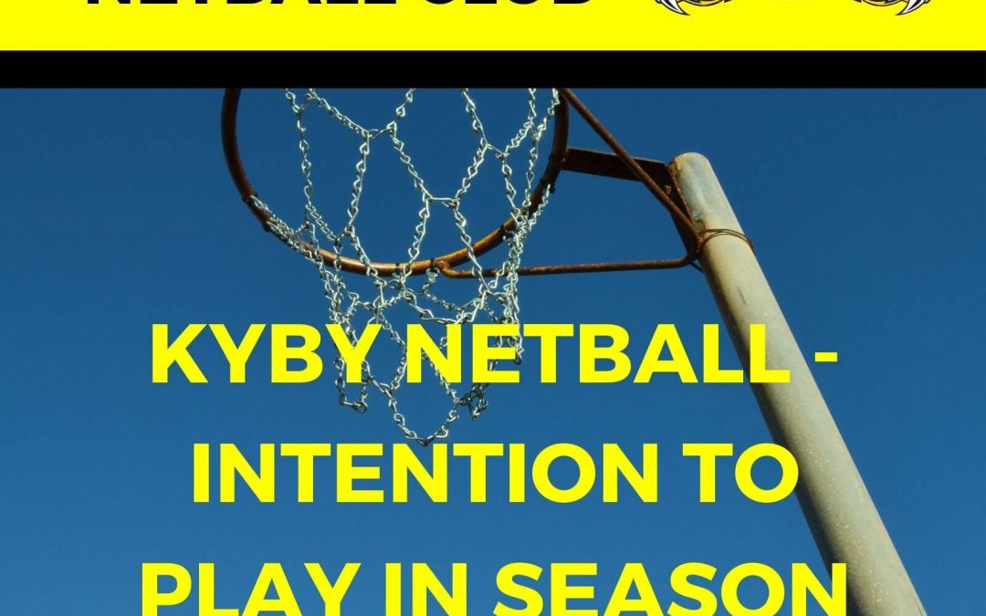 NETBALL Intention to Play in Season 2020