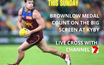 Brownlow at Kyby with Channel 7